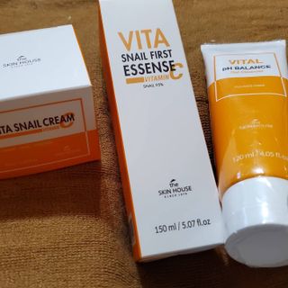 Vita Snail Trio Set [First Essence, Cream, Gel Cleanser] — 5점을 준 리뷰어가 2021년 9월 올린 사용 사진