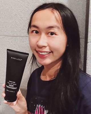 나인레스 매지나인 필 업 실크 트리트먼트 200ml 6.76 fl. 온스 유형에 남겨 — 5점을 준 리뷰어가 2022년 1월 올린 사용 사진
