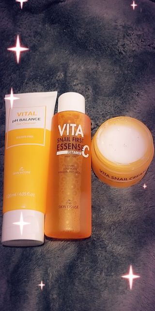 Vita Snail Trio Set [First Essence, Cream, Gel Cleanser] — 5점을 준 리뷰어가 2021년 10월 올린 사용 사진