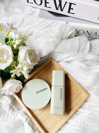 지베르니 밀착 커버 파운데이션 30ml + 밀착 커버 쿠션 본 제품 — 5점을 준 리뷰어가 2023년 9월 올린 사용 사진