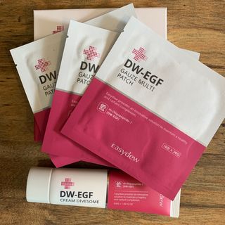 이지듀 이지 듀 DW-EGF 크림 다이브 솜 / 거즈 멀티 패치 — 3.5점을 준 리뷰어가 2021년 2월 올린 사용 사진