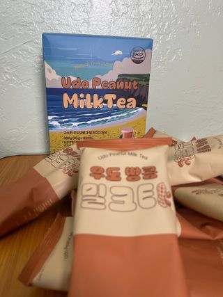 느랑풀 USA_ [neurangpul] JEJU UDO PEANUT MILKTEA 30g*10 — 5점을 준 리뷰어가 2025년 7월 올린 사용 사진