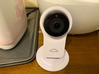 온습도 모니터와 스마트 리모컨이 탑재된 EGLOO cam S4 1080P Wi-Fi 스마트 카메라 — 5점을 준 리뷰어가 2021년 5월 올린 사용 사진