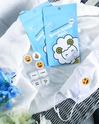 르무통 스피치 버블 아로마 마스크 패치 — 5점을 준 리뷰어가 2021년 4월 올린 사용 사진