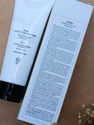 [Coxir] Ceramide Daily UV Sun Block — 3.5점을 준 리뷰어가 2022년 7월 올린 사용 사진