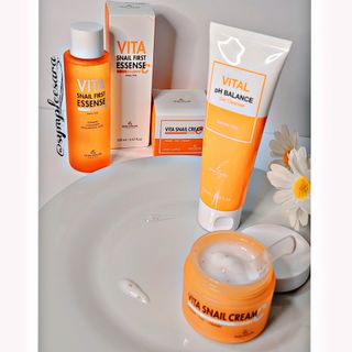 Vita Snail Trio Set [First Essence, Cream, Gel Cleanser] — 5점을 준 리뷰어가 2021년 9월 올린 사용 사진