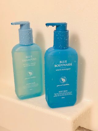 TS 블루에디션(샴푸200ml+바디워시200ml SET) — 4.5점을 준 리뷰어가 2023년 6월 올린 사용 사진