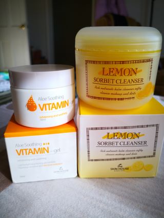 [THE SKIN HOUSE] Lemon Sorbet Cleanser, Aloe Soothing Vitamin Gel — 5점을 준 리뷰어가 2021년 12월 올린 사용 사진