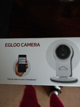 온습도 모니터와 스마트 리모컨이 탑재된 EGLOO cam S4 1080P Wi-Fi 스마트 카메라 — 5점을 준 리뷰어가 2021년 5월 올린 사용 사진
