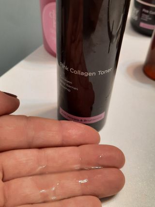 Pink Collagen Line [Toner, Serum, Cream] — 5점을 준 리뷰어가 2021년 10월 올린 사용 사진