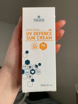 트리티스 US [TREATIS] UV Defence Sun Cream PA+++ / SPF50+ — 5점을 준 리뷰어가 2021년 3월 올린 사용 사진