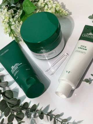 시카 클리어 스팟 패치(10mm 18ea &amp; 12mm 30ea) &amp; 데일리 수딩 마스크 &amp; CICA 크림100ml — 5점을 준 리뷰어가 2023년 7월 올린 사용 사진