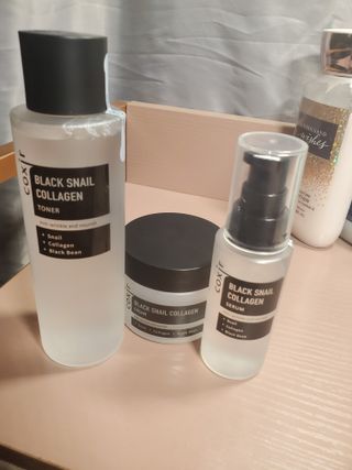 Black Snail Collagen Trio Set [Toner, Serum and Cream] — 4점을 준 리뷰어가 2021년 10월 올린 사용 사진