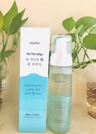 제주인디 폴리인디고 내 피부에 쪽 폼클렌징 — 5점을 준 리뷰어가 2021년 11월 올린 사용 사진