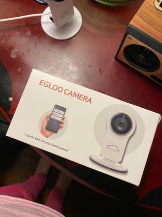 온습도 모니터와 스마트 리모컨이 탑재된 EGLOO cam S4 1080P Wi-Fi 스마트 카메라 — 5점을 준 리뷰어가 2021년 5월 올린 사용 사진