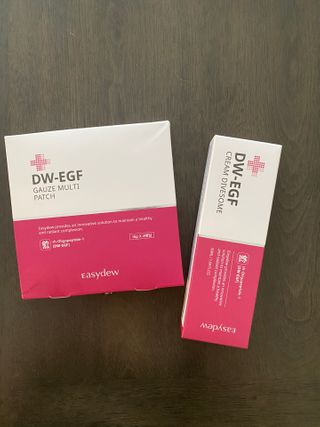 이지듀 이지 듀 DW-EGF 크림 다이브 솜 / 거즈 멀티 패치 — 5점을 준 리뷰어가 2021년 2월 올린 사용 사진