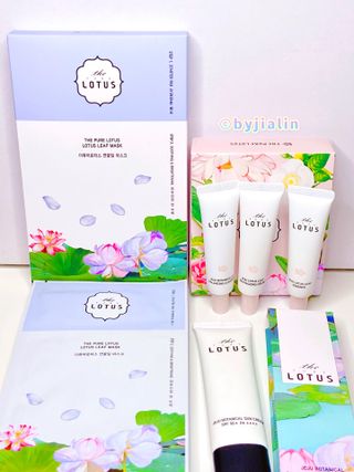 제주 보태니컬 선크림/더 퓨어 로터스 어메니티 세트/연꽃잎 마스크 - 진정 — 4점을 준 리뷰어가 2022년 8월 올린 사용 사진