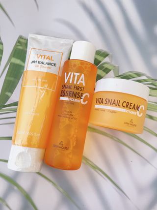 Vita Snail Trio Set [First Essence, Cream, Gel Cleanser] — 4.5점을 준 리뷰어가 2021년 9월 올린 사용 사진