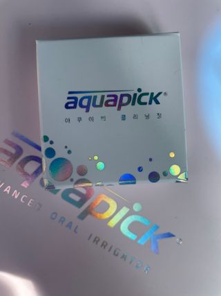 Aquapick AQ-350 물 Flosser 전기 치과 수조 치아 용 전문 구강 세정기 — 5점을 준 리뷰어가 2022년 4월 올린 사용 사진