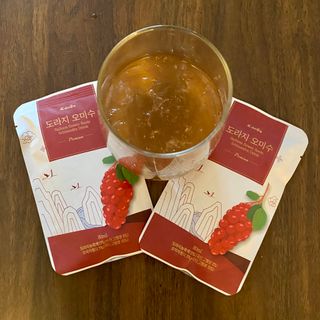 [K-doraji] Omija Berry Drink–80ml pouches of Bellflower Root Concentrate with Omija Berry — 5점을 준 리뷰어가 2021년 8월 올린 사용 사진