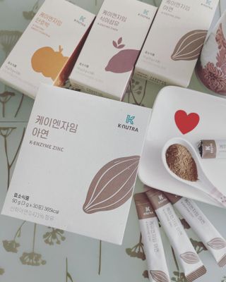 [쿠누트라] K・ENZYME 아연 카카오/3gx30 파우더 스틱 — 4.5점을 준 리뷰어가 2022년 7월 올린 사용 사진