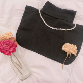 /[HOORISTYLE] 베이직 하프 탑 칼라 넥 디키 남여공용 모의 페이크 터틀넥 — 4점을 준 리뷰어가 2021년 11월 올린 사용 사진