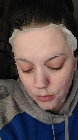 트리티스 [Treatis] Facial Sheet Mask — 4.5점을 준 리뷰어가 2021년 2월 올린 사용 사진