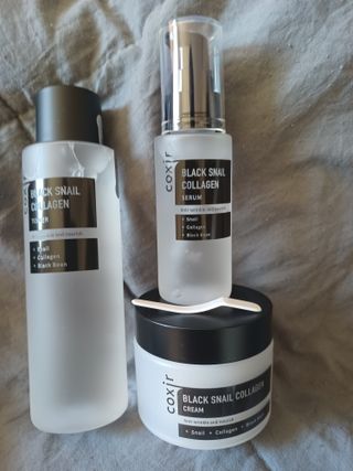 Black Snail Collagen Trio Set [Toner, Serum and Cream] — 4.5점을 준 리뷰어가 2021년 9월 올린 사용 사진