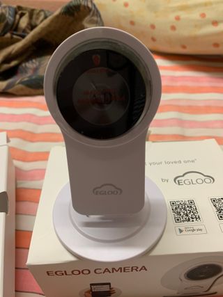 온습도 모니터와 스마트 리모컨이 탑재된 EGLOO cam S4 1080P Wi-Fi 스마트 카메라 — 4점을 준 리뷰어가 2021년 6월 올린 사용 사진
