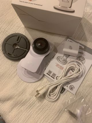 온습도 모니터와 스마트 리모컨이 탑재된 EGLOO cam S4 1080P Wi-Fi 스마트 카메라 — 3점을 준 리뷰어가 2021년 6월 올린 사용 사진