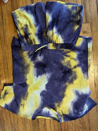 noflik Tie Dye Short Set-여성용 타이 다이 라운지 세트 — 1점을 준 리뷰어가 2021년 7월 올린 사용 사진