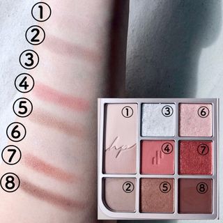 하트퍼센트 Heart Percent Dote on Mood Eye Palette CHERRY-LIKE FACETS — 5점을 준 리뷰어가 2021년 11월 올린 사용 사진