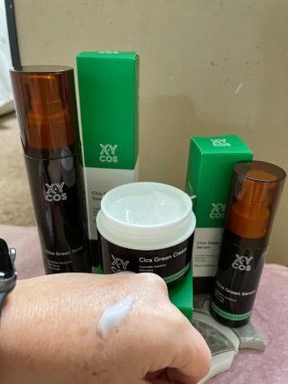 Cica Green Line [Toner, Serum, Cream] — 5점을 준 리뷰어가 2021년 8월 올린 사용 사진