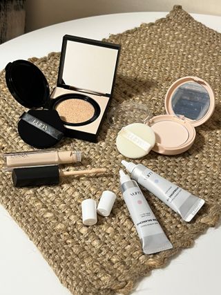 【AK BEAUTY 공식】 도자기 피부 만들기 올인원 베이스 세트 — 4점을 준 리뷰어가 2022년 10월 올린 사용 사진