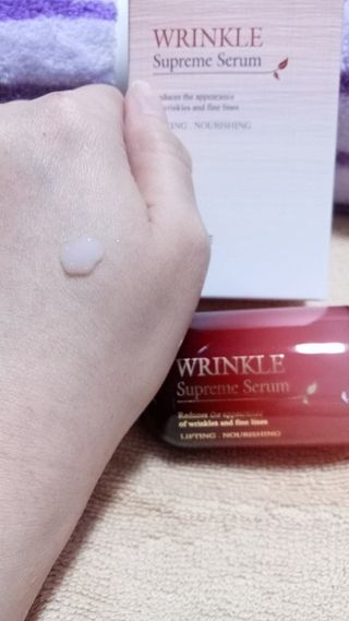 [The Skin House] Wrinkle Supreme Serum — 5점을 준 리뷰어가 2022년 12월 올린 사용 사진