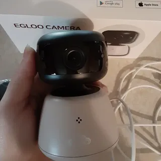 온습도 모니터와 스마트 리모컨이 탑재된 EGLOO cam S4 1080P Wi-Fi 스마트 카메라 — 3점을 준 리뷰어가 2021년 9월 올린 사용 사진
