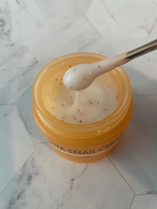 [THE SKIN HOUSE] Vita Snail Cream — 4점을 준 리뷰어가 2022년 4월 올린 사용 사진