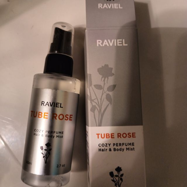 RAVIEL 코지 퍼퓸 헤어 &amp; 바디 미스트 스프레이 2.7 fl oz(80ml), 릴리 머스크/튜브 로즈 리뷰 사진