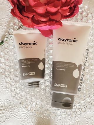 클레이로닉 스크럽 폼 120g + 포어팩 55ml 세트 — 4점을 준 리뷰어가 2021년 8월 올린 사용 사진