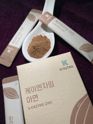 [쿠누트라] K・ENZYME 아연 카카오/3gx30 파우더 스틱 — 3.5점을 준 리뷰어가 2022년 7월 올린 사용 사진