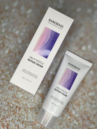 바노바기 코스메틱 바노바기 밀크 씨슬 리페어 크림 50ml — 5점을 준 리뷰어가 2023년 3월 올린 사용 사진