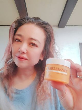 [THE SKIN HOUSE] Vita Snail Cream — 5점을 준 리뷰어가 2022년 3월 올린 사용 사진