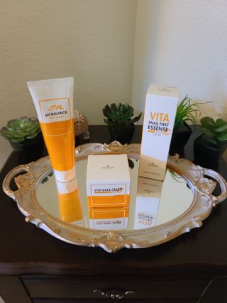 Vita Snail Trio Set [First Essence, Cream, Gel Cleanser] — 5점을 준 리뷰어가 2021년 9월 올린 사용 사진