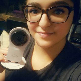 온습도 모니터와 스마트 리모컨이 탑재된 EGLOO cam S4 1080P Wi-Fi 스마트 카메라 — 4점을 준 리뷰어가 2021년 5월 올린 사용 사진