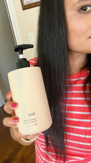 107 SCAP PURIFYING Microbiome Shampoo 500ml 16.9 fl oz — 5점을 준 리뷰어가 2023년 6월 올린 사용 사진