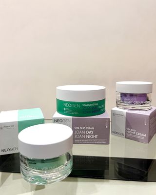 네오젠 비타 듀오 데이 나이트 크림 세트(100g) + 데이 크림(50g) + 나이트 크림(50g) — 5점을 준 리뷰어가 2022년 8월 올린 사용 사진