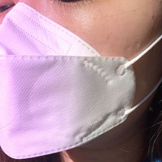 퓨리타스 이지 브레스 마스크 KF94 4겹 위생 개별 포장 3D 코리아 마스크 10팩 — 5점을 준 리뷰어가 2021년 1월 올린 사용 사진