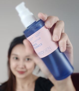 네오젠 더마로지 시카 리페어 스네일 에센스 100ml+ 크림 50g 세트 — 5점을 준 리뷰어가 2022년 8월 올린 사용 사진