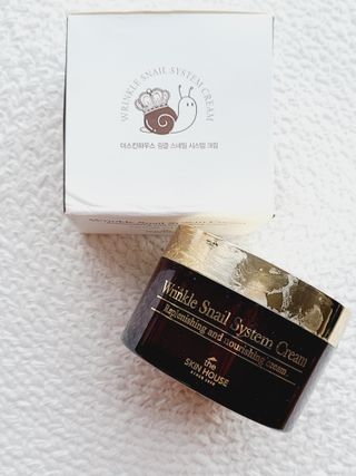[THE SKIN HOUSE] Wrinkle Snail System Cream 100ml — 2점을 준 리뷰어가 2022년 1월 올린 사용 사진