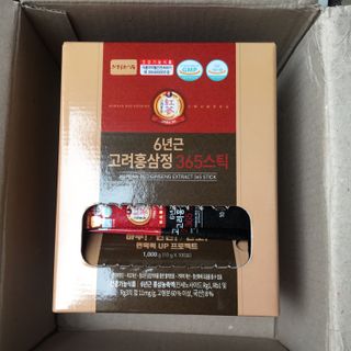 정원삼 6년근 고려홍삼정 365스틱 — 5점을 준 리뷰어가 2021년 11월 올린 사용 사진